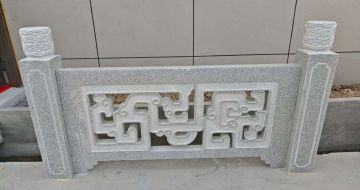 马鞍山芝麻白河道栏杆 桥栏杆