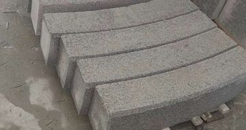 马鞍山芝麻白弧形路牙石