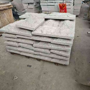 马鞍山芝麻白蘑菇石，自然面