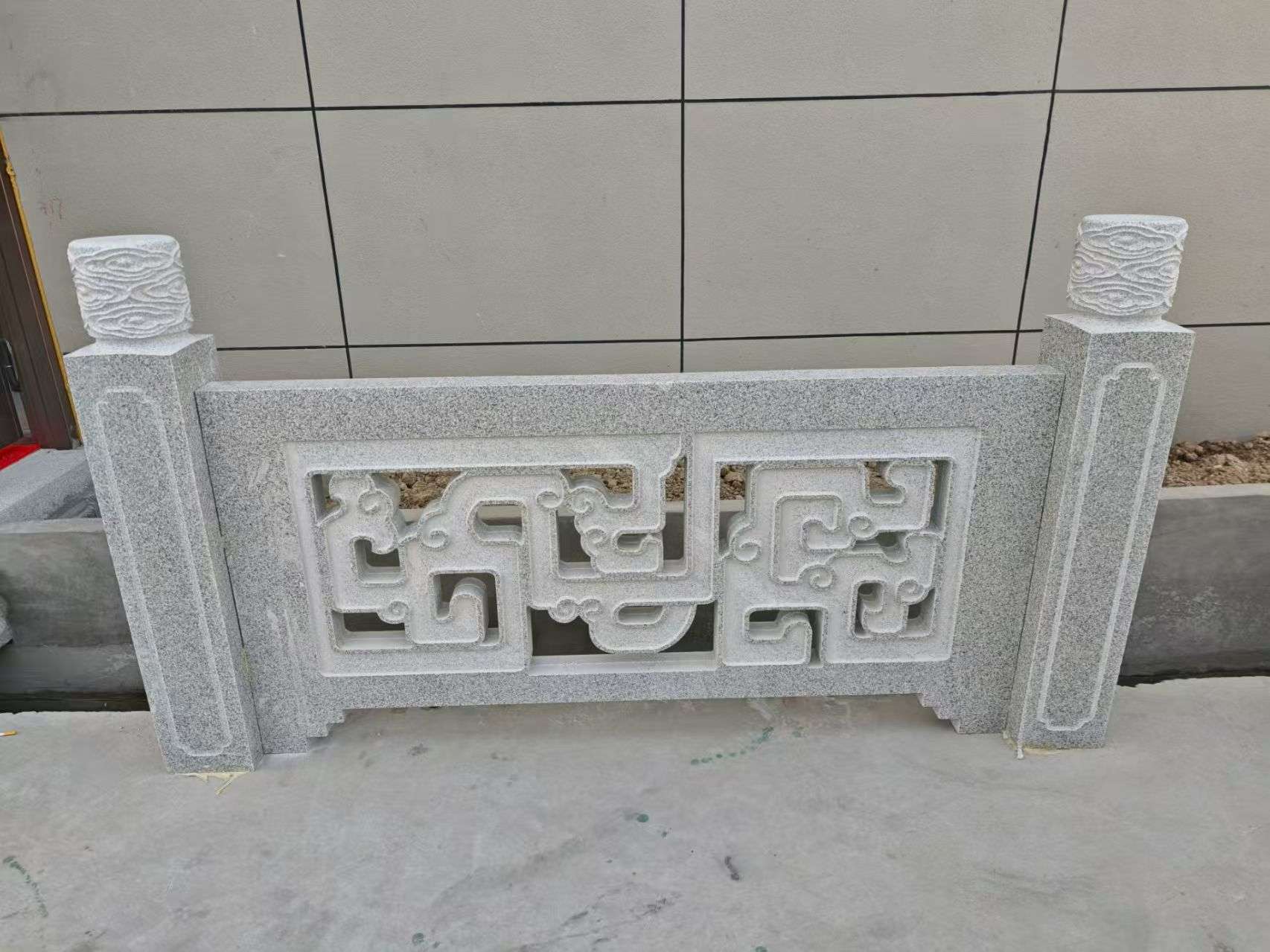 马鞍山芝麻白河道栏杆 桥栏杆